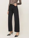 Reformation Wilder High Rise Wide Leg Cropped Jeans In Vana