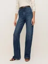 Reformation Wilder Stretch High Rise Wide Leg Jeans In Mellusine