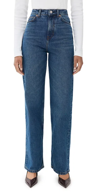 Reformation Wilder Stretch High Rise Wide Leg Jeans Mellusine