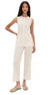 Reformation Willa Two Piece Set Cream In White