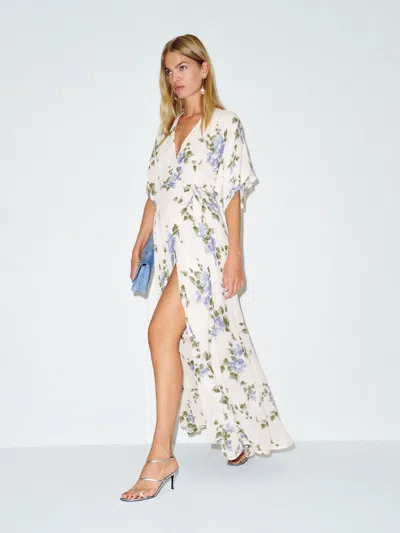 Reformation Winslow Dress Ivory Xl In White