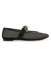 Reformation Bethany Ballet Flat In Black