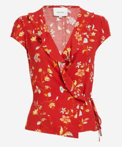 REFORMATION REFORMATION WOMEN'S CLEMENCE BORSA TOP