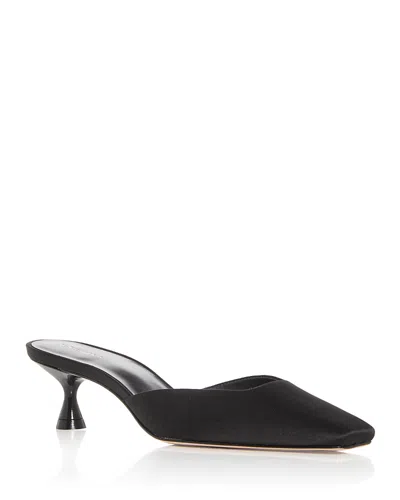 Reformation Women's Daniela Kitten Mules In Black