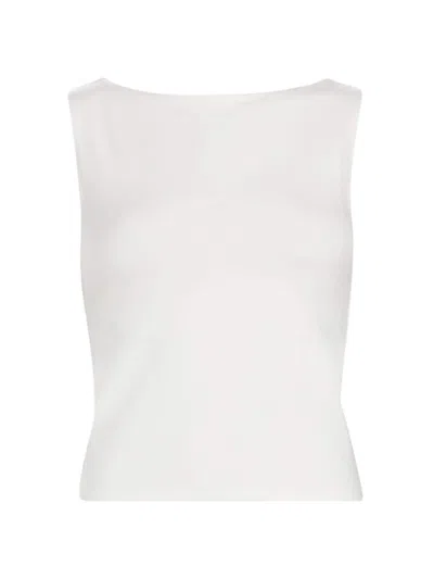 Reformation Women's Dusk Boatneck Top In Fior Di Latte