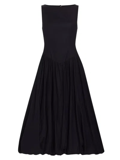 Reformation Elvira Sleeveless Stretch-organic Cotton Maxi Dress In Black |  ModeSens