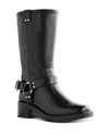 Reformation Women's Francesca Moto Boots In Black