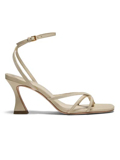 Reformation Women's Gen Leather Sandals In Neutral