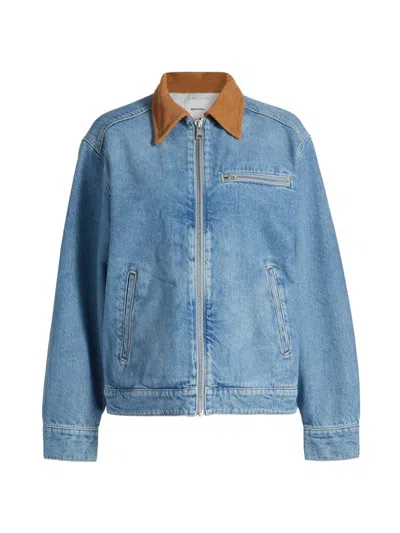 Reformation Women's Harrison Utility Jacket In Blue