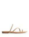 Reformation Ludo Toe Ring Strappy Flat Sandal
