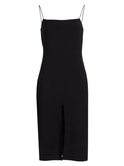 Reformation Women's Pavia Knit Sleeveless Midi-dress In Black