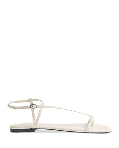Reformation Pina Flat Sandal In White
