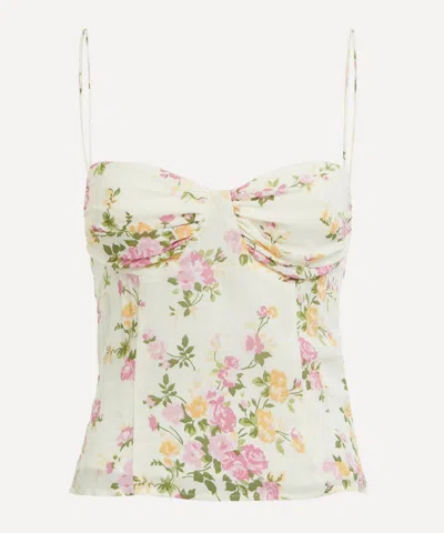 REFORMATION REFORMATION WOMEN'S PIXIE POSY TOP