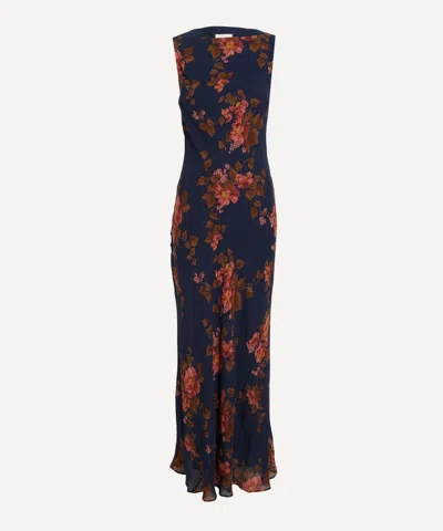 Reformation Women's Prescott Lyric Maxi Dress In Red