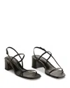 Reformation Serenity Block Heeled Sandal In Brown