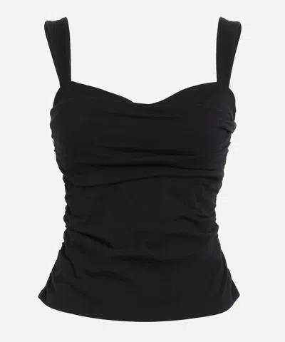 Reformation Women's Trish Black Knit Top