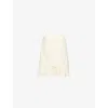 Reformation Womens Fior Di Latte Silvia Sleeveless Silk Top In Neutral