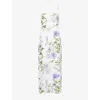 Reformation Womens Frankie Floral-print Linen Midi Dress Serenity