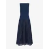 Reformation Cyra Dress Midnight In Midnight