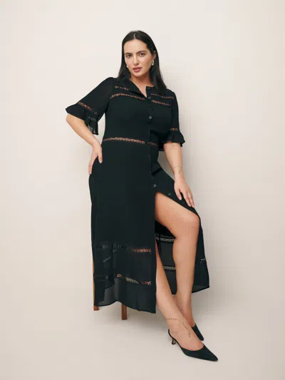 Reformation Woodson Dress Es In Black