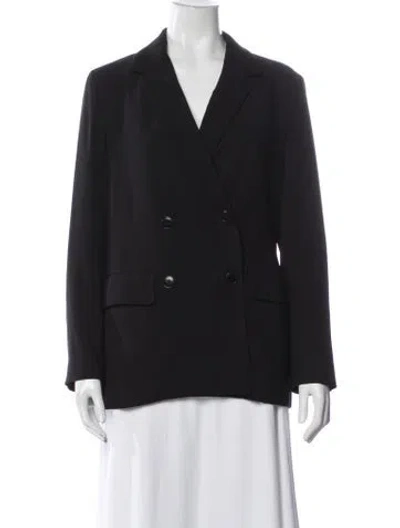 Pre-owned Reformation Wool Blazer In Black