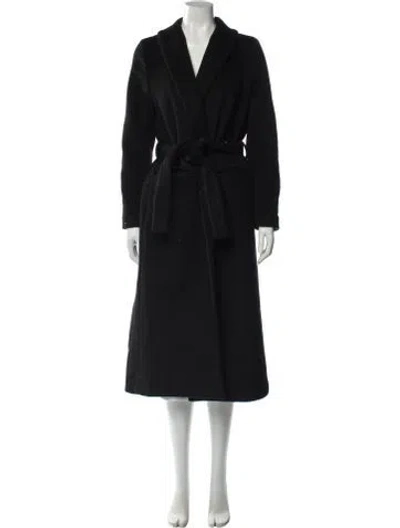 Pre-owned Reformation Wool Coat In Black