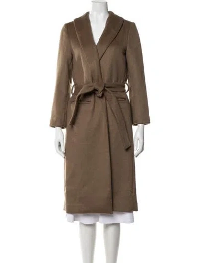 Pre-owned Reformation Wool Coat In Green