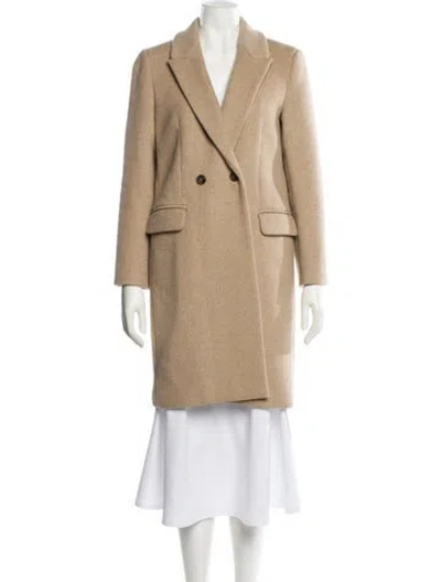 Pre-owned Reformation Wool Coat In Neutral