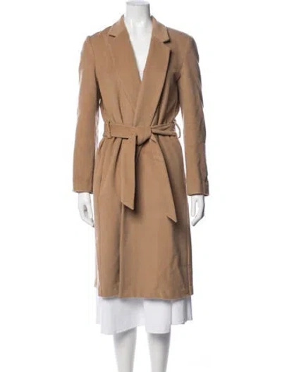 Pre-owned Reformation Wool Coat In Neutral