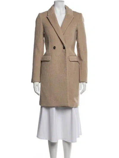 Pre-owned Reformation Wool Coat In Neutrals