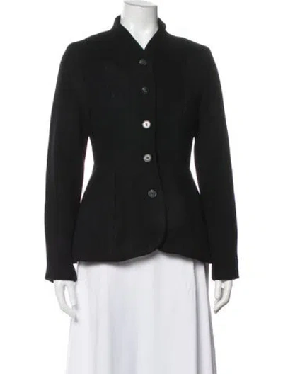 Pre-owned Reformation Wool Coat W/ Tags In Black
