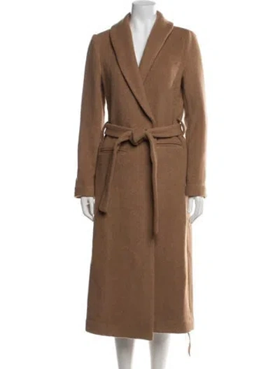Pre-owned Reformation Wool Coat W/ Tags In Brown