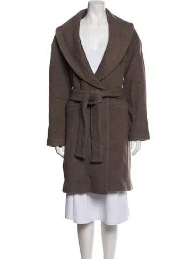Pre-owned Reformation Wool Coat W/ Tags In Grey