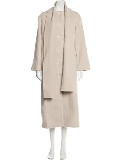 Pre-owned Reformation Wool Coat W/ Tags In Neutral