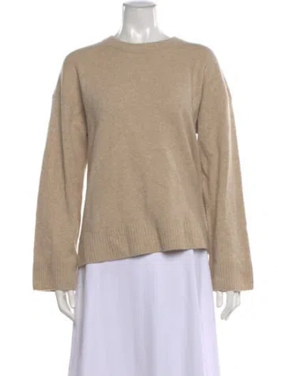Pre-owned Reformation Wool Crew Neck Sweater In Neutral