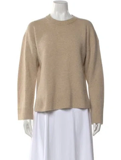 Pre-owned Reformation Wool Crew Neck Sweater In Neutral