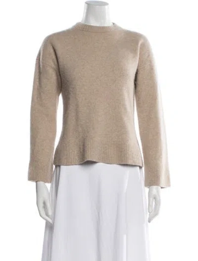 Pre-owned Reformation Wool Crew Neck Sweater In Neutral