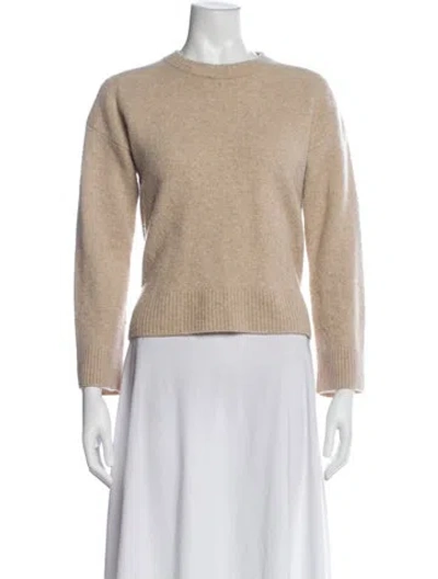 Pre-owned Reformation Wool Crew Neck Sweatshirt In Neutral