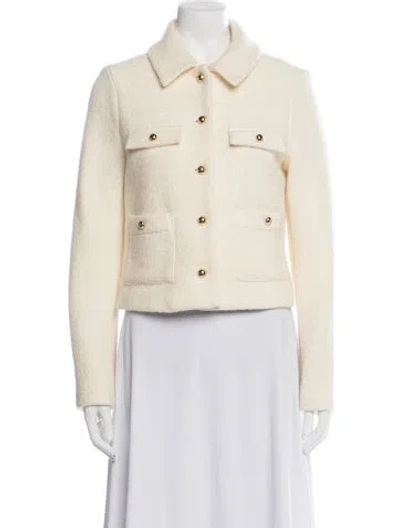 Pre-owned Reformation Wool Jacket In Brown