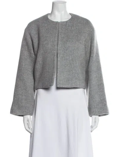 Pre-owned Reformation Wool Jacket In Gray