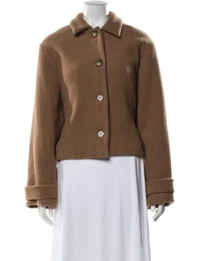 Pre-owned Reformation Wool Jacket In Neutral