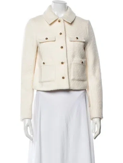 Pre-owned Reformation Wool Jacket In Neutrals