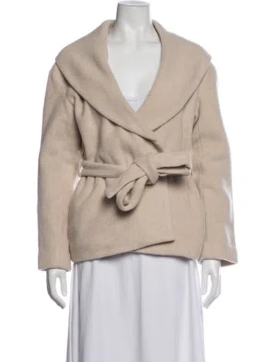 Pre-owned Reformation Wool Jacket W/ Tags In Neutrals