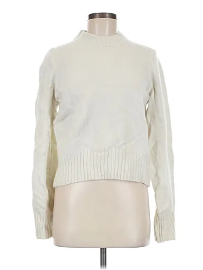 Pre-owned Reformation Wool Pullover Sweater In Ivory