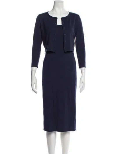 Pre-owned Reformation Wool Set In Black