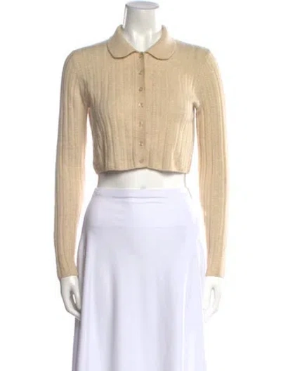 Pre-owned Reformation Wool Sweater In Neutral