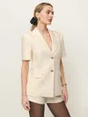 Reformation Wren Blazer In Cream
