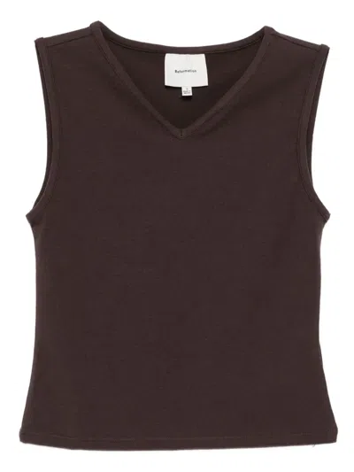 Reformation Wren Top In Brown