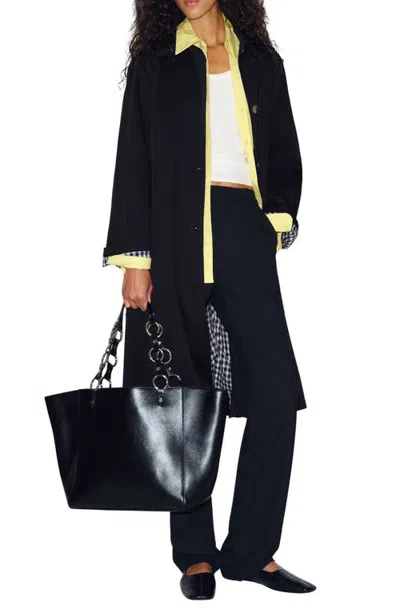 Reformation X Alexa Chung Cassie Trench Coat In Black