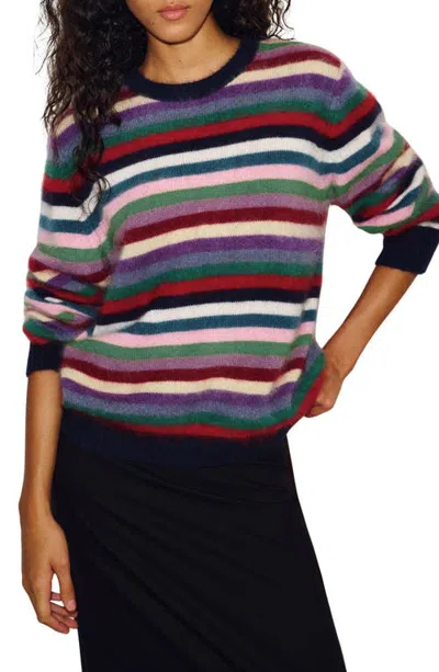 Reformation X Alexa Chung Hug Cashmere Sweater In Multi